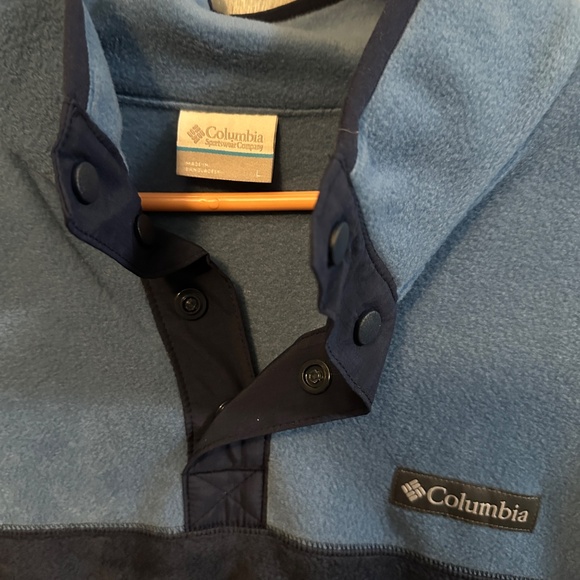 Columbia AM0251 Mens Sz L Steens Mountain Fleece Half Snap NWT - Picture 2 of 4